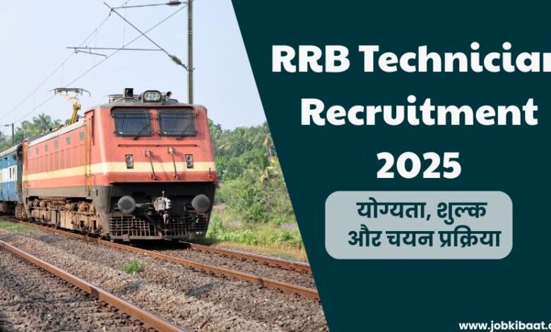 RRB Technician Recruitment 2025