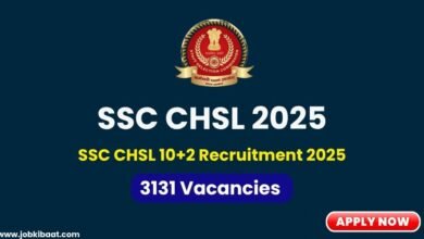 SSC CHSL 10+2 Recruitment
