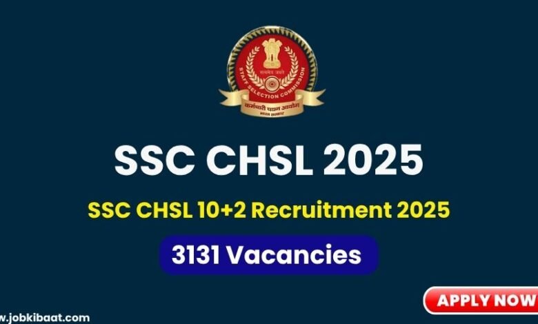 SSC CHSL 10+2 Recruitment