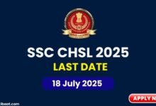 SSC CHSL last date