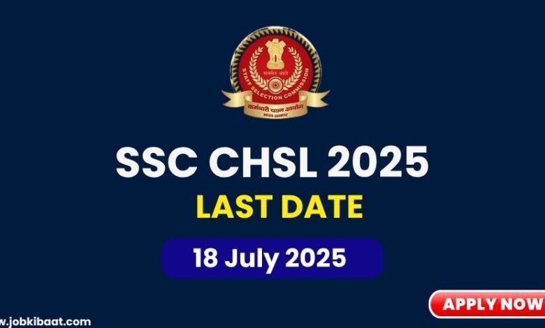 SSC CHSL last date