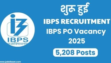 IBPS RECRUITMENT 2025 vacancy